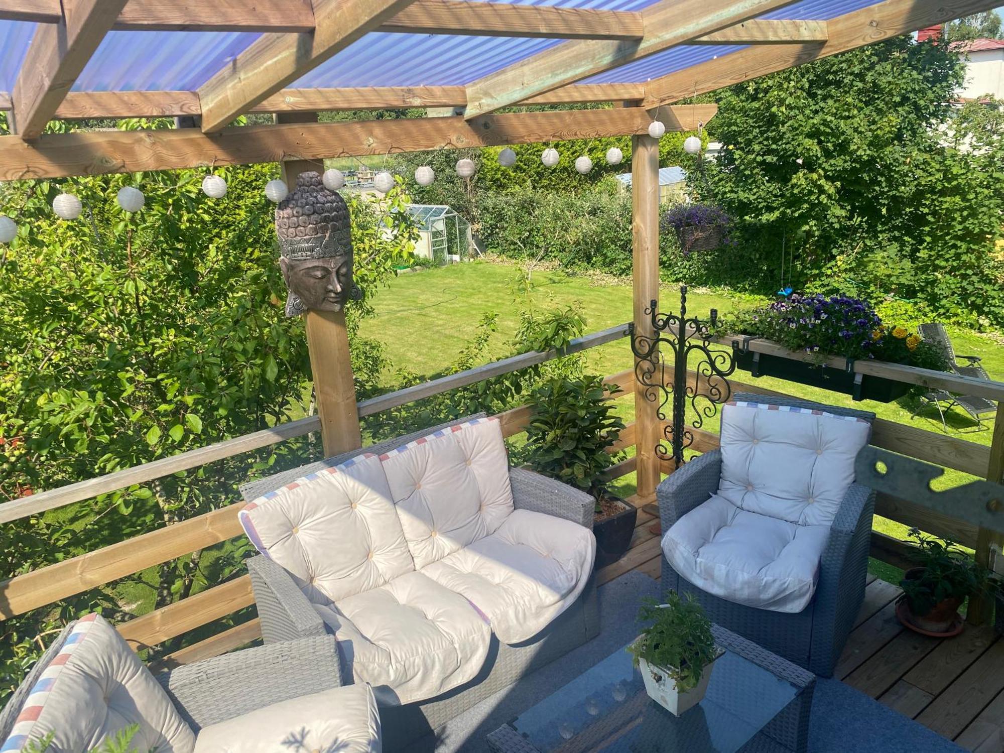 Gaest Laegenheten Med Egen Terrass Falkenberg Exterior foto